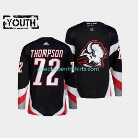 Buffalo Sabres Tage Thompson 72 Adidas 2022-2023 Reverse Retro Zwart Authentic Shirt - Kinderen